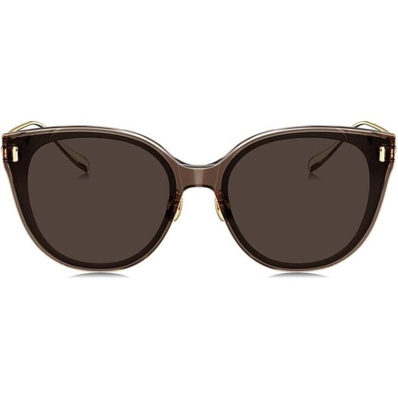 🆕 Women Brown Fashion Oversized Cat Eye Polarized Exclusive Eyewear Sunglasses - Picture 2 of 6